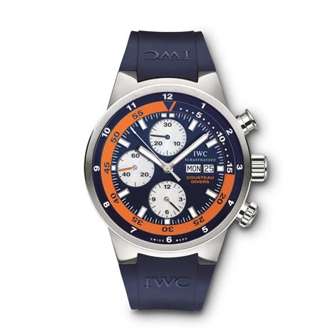 iwc schaffhausen cousteau divers watch|schaffhausen aquatimer watch.